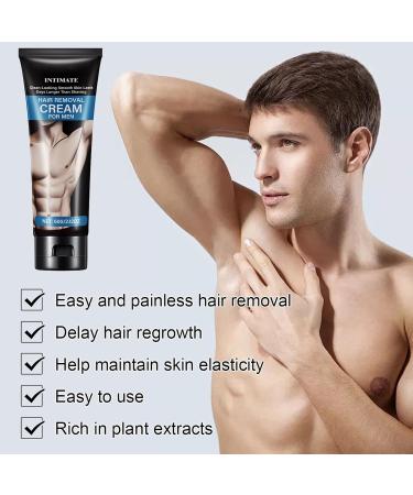  Luckxing Hair Removal Cream for Men - Gentle Cleansing Balm 60g Body Hair Removal Cream | for Dad Father Husband Boyfriend Hands Body Legs  - Buy Online on GoSupps.com