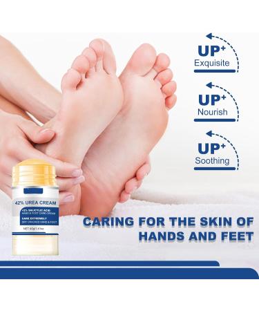42% Urea Cream Urea Foot & Hand Cream for Dry Cracked Callus and Dead Skin Remover Foot Moisturizing Stick for Foot Care Cracked Heel Treatment Knees Elbows Hands Repair Feet Lotion - Buy Online on GoSupps.com