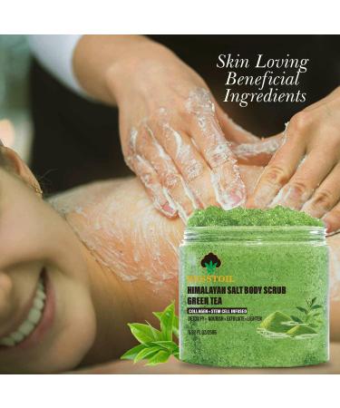  Besstoil 100% Organic Himalayan Body Scrub Rich in Natural Minerals Suitable for All Skin 250g (Green Tea) - Buy Online on GoSupps.com