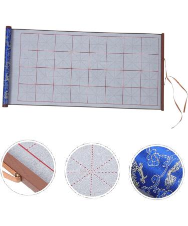 TEHAUX Scroll Water Writing Cloth Reusable Chinese Calligraphy Cloth Study Accessory Roll Cloth Child Fold - Buy Online on GoSupps.com