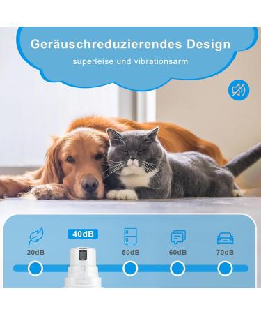 AMIR Dog Nail Grinder - Quiet Pet Nail Trimmer for Dogs & Cats - Buy Online on GoSupps.com