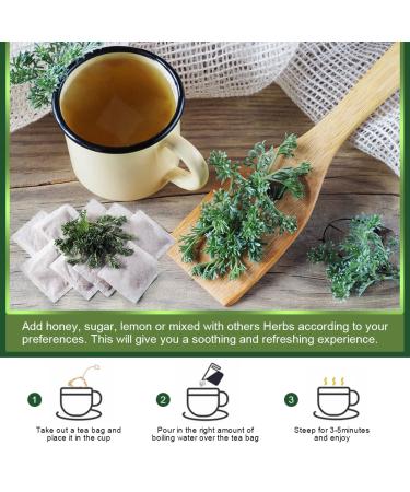 Organic Mugwort Tea Bags - Improve Sleep and Digestion - Caffeine Free - 30 Count - Buy Online on GoSupps.com
