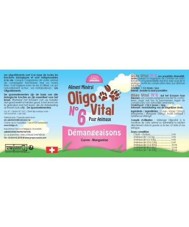 Bioligo - OLIGOVITAL N 6 - Itching (100ml / 200ml / 500ml / 1L) Capacity - 100 ml - Buy Online on GoSupps.com