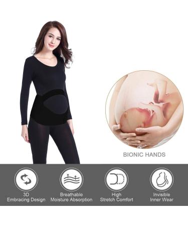 MDHAND Pregnancy Support Belt 3 in 1 Maternity Belt for Back and Hip Support - XL Black - Buy Online on GoSupps.com
