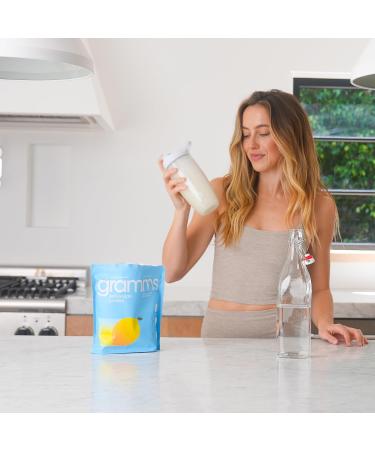 GRAMMS Clear Protein Powder Packets 20G Protein for Women & Men & Lactose Free Grass-Fed Whey Isolate Gluten Free Zero Sugar Gut Friendly Non-Bloating (Tropical Punch-10 Servings) - Buy Online on GoSupps.com