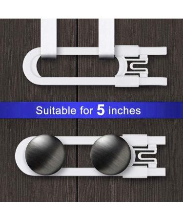 Buy Bootwo Child Lock (6 Pieces) - No Drill Cabinet & Door Protection for Kids - Safe Closet Locks for Children - Buy Online on GoSupps.com