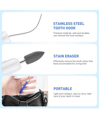 2pcs Portable Dental Tooth Hook for Plaque and Stain Removal - Buy Online on GoSupps.com