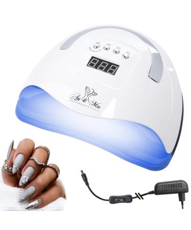An&Ma Nail Dryer for Nails and Gel Polish 57 LEDs 120W Nail Lamp with Mini On/Off Switch High Quality