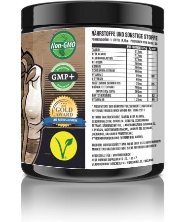 BPS Pharma Not4Pussy Pre-Workout Booster | Vegan Bodybuilding Supplement 240g - Death Apple Flavor - International Shipping Available - Buy Online on GoSupps.com