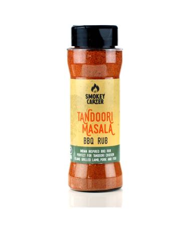 Tandoori Masala BBQ Rub Shaker | The Smokey Carter | Indian Inspired Tandoori Seasoning | Ideal for Curries lamb chops tandoori chicken kebabs & more