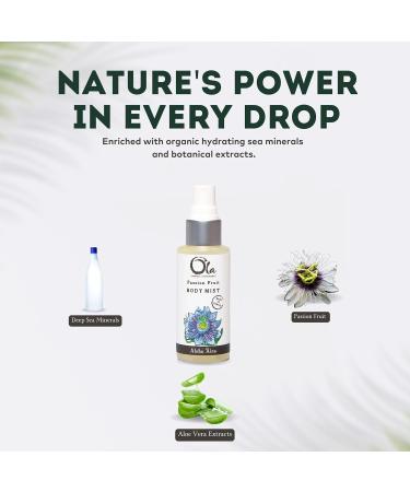 Ola Passion Fruit Scented Deep Sea Mist - 2 Fl Oz Passion Fruit 2 Fl Oz (Pack of 1) - Buy Online on GoSupps.com