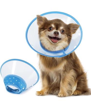 Vivifying Adjustable Pet Collar for Puppies & Small Dogs | Lightweight Protective Collar (Blue-L 20-24.5 cm) - Buy Online on GoSupps.com
