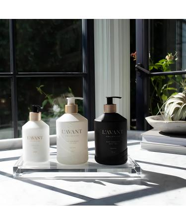 L'AVANT Collective Dish & Hand Soap Duo Fresh Linen | High Performing Formula Luxurious Ingredients for Soft & Smooth Hands & Dishes | 2 Reusable Glass Bottles Kitchen Accessories Home Decor Gifts - Buy Online on GoSupps.com