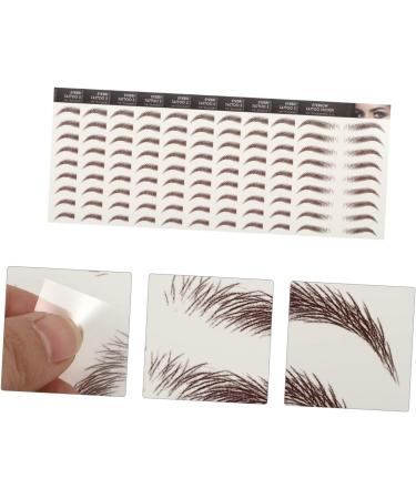 Beavorty 54 Sheets waterproof eyebrow stickers waterproof stickers Eyebrow Transfer Sticker tattoo stickers - Buy Online on GoSupps.com