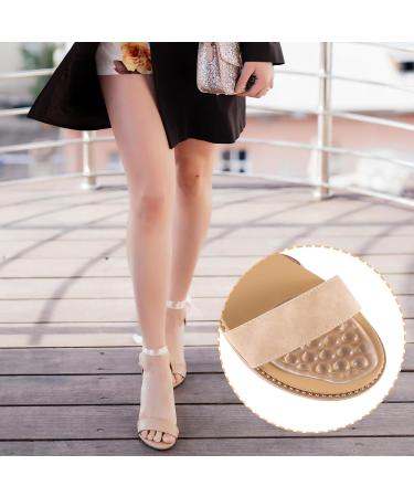 Buy 2 Pairs Women's Metatarsal Pads - Anti-Slip High Heel Inserts & Comfort Cushions (Black + Transparent - Buy Online on GoSupps.com