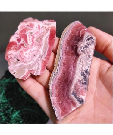 Natural Raw Rhodochrosite Crystal Slab Gemstones Specimens Flat Slices Yoga Decor Indie Jewelry Expensive Stones (Size : 35-50g a pc) - Buy Online on GoSupps.com