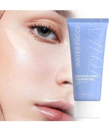 Liquid foundation makeup full coverage mattifying liquid concealer foundation cosmetics makeup for women for daily use vacation dating travel 02 natural - Buy Online on GoSupps.com