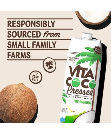 Vita Coco Pressed Coconut Water 1L - Pure and Refreshing Hydration - Buy Online on GoSupps.com