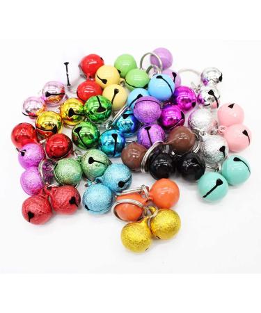 WonderPup 50 Pack Cat & Dog Collar Bells - Multiple Colors - Loud & Strong Training Charm Accessories - Small & Multi-colored - Buy Online on GoSupps.com