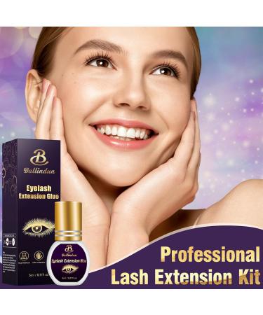 Buy Fast-Drying Black Lash Glue | Waterproof Eyelash Extension Adhesive for Sensitive Eyes - 5ML Professional Use - Buy Online on GoSupps.com