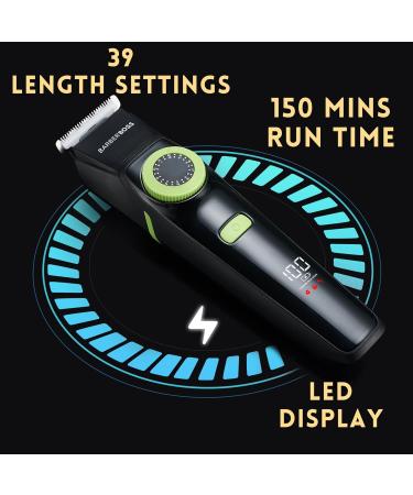 Barberboss Beard Trimmer Men & Hair Clippers Men Nose Trimmer Men Mens Grooming Kits Waterproof-QR-6090 - Buy Online on GoSupps.com