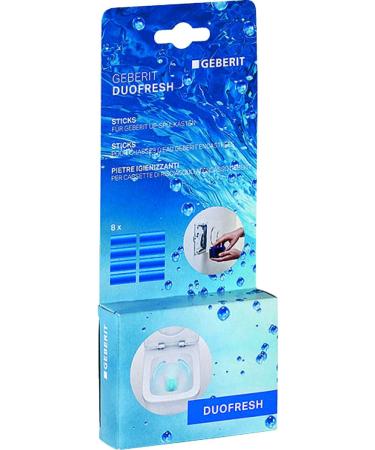 Geberit DuoFresh sticks (8 pieces for fresh fragrance and hygienic cleanliness in the toilet cleaning sticks) 244093001 - Buy Online on GoSupps.com