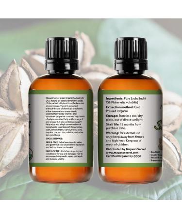 Mayan's Secret Sacha Inchi Oil - USDA Certified Organic Omega-3-6-9 - Buy Online on GoSupps.com