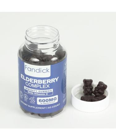 FANDICK Elderberry Fruit Extract(Sambucus) Vitamin C(as Ascorbic Acid) Echinacea Purpurea Zinc (as Zinc Citrate) Vitamin D(as Cholecalciferol) Ashwaganda Extract - Buy Online on GoSupps.com