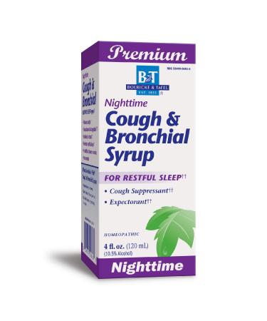 B&T Nighttime Cough & Bronchial Syrup Non-narcotic Homeopathic 4 oz - Buy Online on GoSupps.com