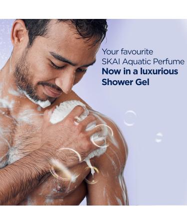 Bella Vita Luxury Skai Aquatic Body Wash Shower Gel for Men and Women | 500ml | Unisex Bodywash with Aloe Vera Extract | Deep Cleansing Hydrating Moisturising | Suitable for All Skin Types - Buy Online on GoSupps.com