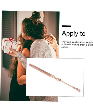 Spring Ear Scope - Stainless Steel Ear Cleaner Spoon | Rose Gold Ear Pick for Ear Cleaning - 1pc - Buy Online on GoSupps.com