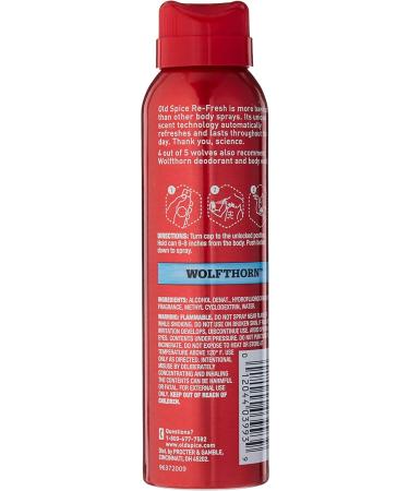 Old Spice Wild Collection Wolfthorn Deodorant Body Spray 3.75 oz (Pack of 2) - Buy Online on GoSupps.com