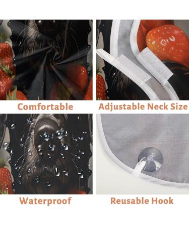 Strawberry Dog Beard Bib Apron | Beard Hair Catcher for Men | Perfect Father's Day & Anniversary Gift | Includes 2 Suction Cups - Buy Online on GoSupps.com