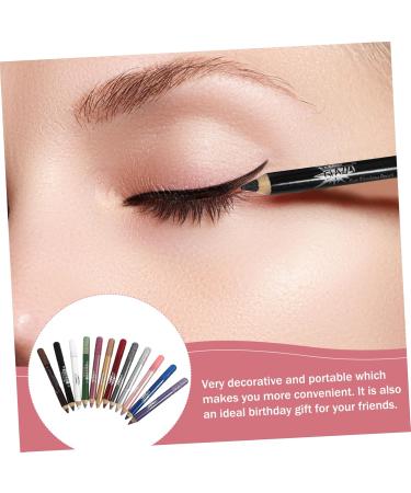 Balacoo 12pcs Pearlescent Eyeshadow Pencil Eyeliner Brush Shine Girl - Buy Online on GoSupps.com