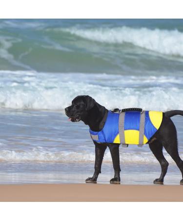 Shop Cit toile Dog Life Jacket (Small) - Reflective Durable & Buoyant - Perfect for Swimming & Water Sports - Blue - Buy Online on GoSupps.com