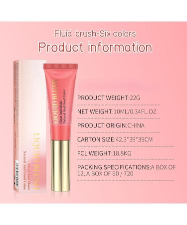 Lovelycat Pink Powder Powder Blusher Liquid Beauty Stick Shiny Velvet Texture Easy to Mix Soft Powder Powder Blusher Makeup Lasting Soft Natural Dew Durable (04# One Size) 04# 1 g (Pack of 1) - Buy Online on GoSupps.com