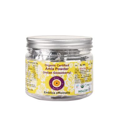 Deve Herbes Poudre d'amla pure (groseille indienne) emblica officinalis biologique certifi e biologique qualit th rapeutique 200 g