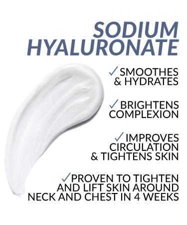Firming Neck Cream for Chin to Chest | Skin Tightening with Caffeine & Hyaluronic Acid | Anti-Aging Wrinkle Cream - Buy Online on GoSupps.com