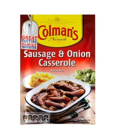 Colman's COLEMAN'S Sausage and Onion Casserole Sauce Mix (45g) (Pack of 2)