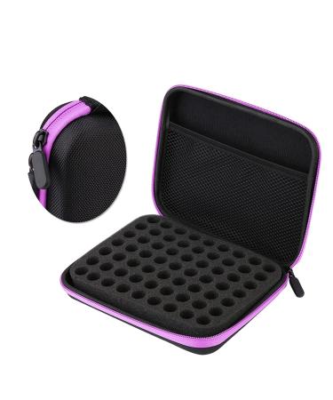 Qanyegn Essential Oils Storage Bag - 63 Compartment Purple Organizer for Oils & Accessories - Buy Online on GoSupps.com