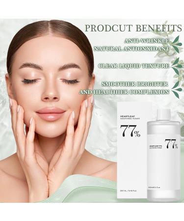 Heartleaf 77% Soothing Toner | Hydrating & Calming for Sensitive Skin | Moisturizing Facial Cleanser - Buy Online on GoSupps.com