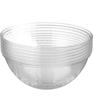 Clear Plastic Serving Bowls 150 Oz. 4 Pack - Round Disposable Bowls | Punch Bowl, Party, Chip & Candy Bowls | Large Salad Bowl Dish - Ideal for Salads, Parties, and Food Serving - Buy Online on GoSupps.com