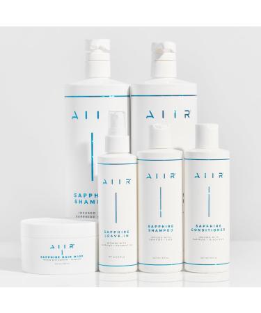 AIIR Sapphire Leave In Conditioner - Lightweight Moisturizing Hair Detangler Frizz Tamer & Heat Protectant for Damaged Hair - 6 oz - Buy Online on GoSupps.com