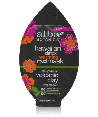 Alba Botanica Alba hawaiian detox warming mud mask anti-polution volvanic clay .3oz, 0.3 Ounce