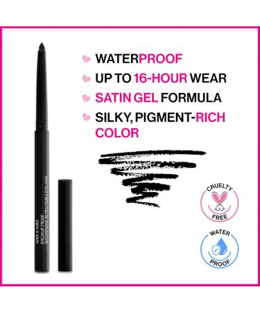 Wet n Wild Mega Last Breakup Proof Liquid Waterproof Eyeliner Blackest Black 0.01 oz (Pack of 3) - Buy Online on GoSupps.com