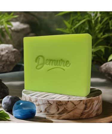 Demure AHA BHA PHA Tea Tree Soap Salicylic Acid Bar Exfoliating Soap for Face and Body cleansing Moisturizing effect Pores and Sebum Care for Sensitive Skin - Buy Online on GoSupps.com