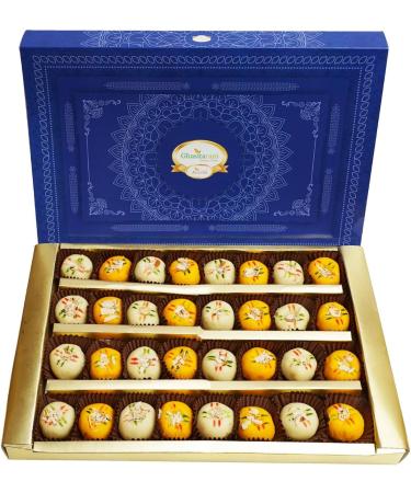 Ghasitaram Gifts Bhaidooj Gifts Sweets - Mawa Peda Box (800 gms) - Buy Online on GoSupps.com