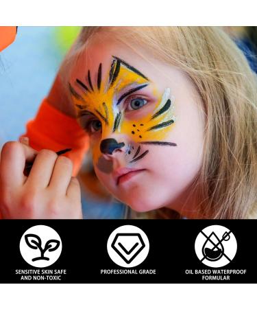 Halloween Clown Black Cream Makeup Stick - Blendable Face & Body Paint for SFX Cosplay and Sports - Buy Online on GoSupps.com