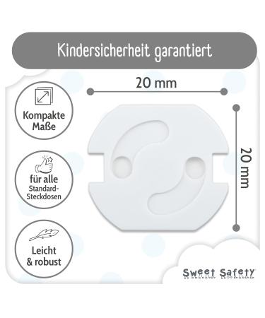 Sweet Safety Baby Socket Protectors | T V Tested Child Locking Safety Sockets | Easy Assembly Child Protection for Home - Buy Online on GoSupps.com