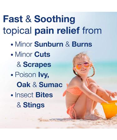 MG217 Maximum Strength Pain Relief Cooling Burn Spray 4 oz with Lidocaine & Aloe Vera - Buy Online on GoSupps.com